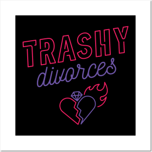 Trashy Divorces Original Logo Posters and Art